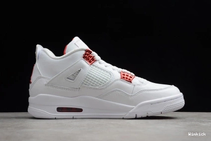 CT8527-112 RED 4 JORDAN RETRO METALLIC AIR 0805
